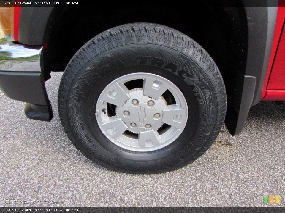 2005 Chevrolet Colorado LS Crew Cab 4x4 Wheel and Tire Photo #116171906