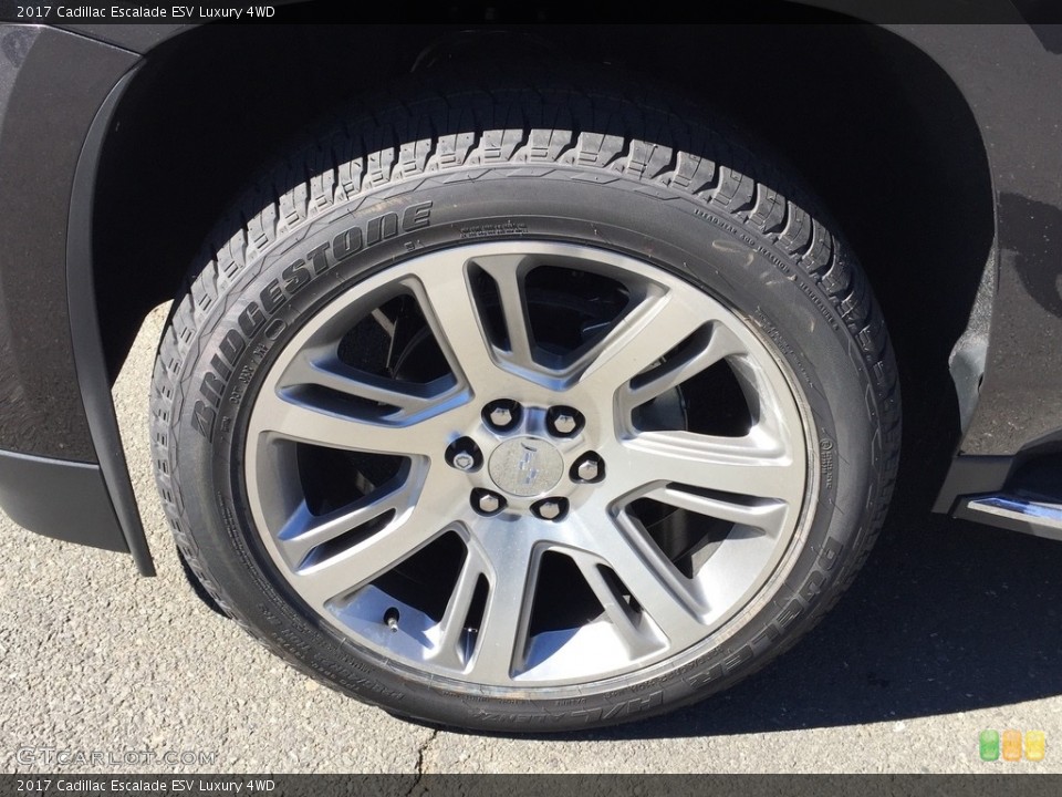 2017 Cadillac Escalade ESV Luxury 4WD Wheel and Tire Photo #116177042