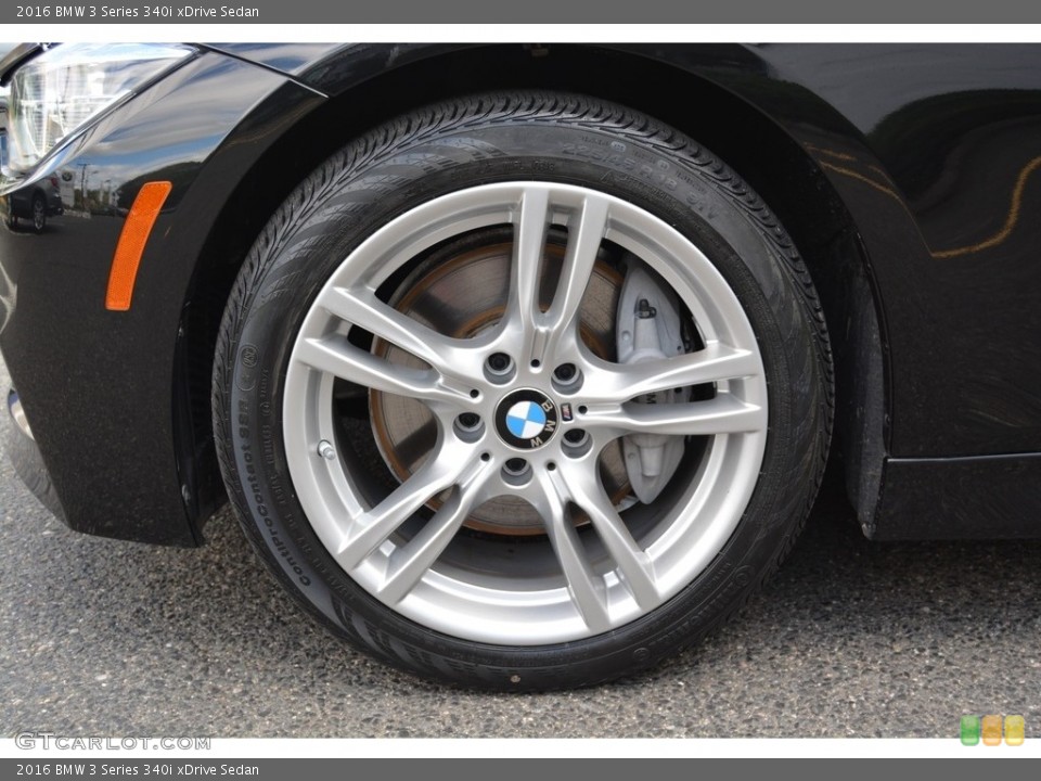 2016 BMW 3 Series 340i xDrive Sedan Wheel and Tire Photo #116191212