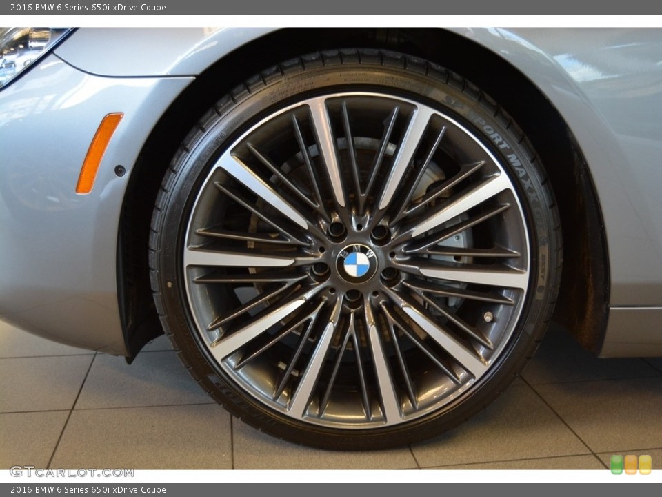 2016 BMW 6 Series 650i xDrive Coupe Wheel and Tire Photo #116192759