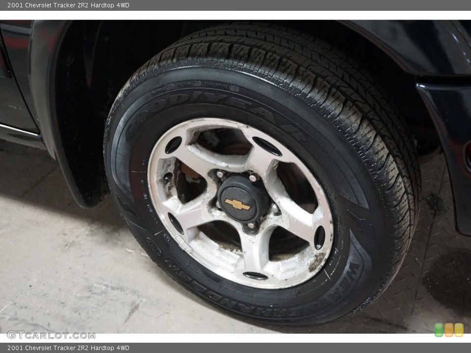 2001 Chevrolet Tracker ZR2 Hardtop 4WD Wheel and Tire Photo #116243030