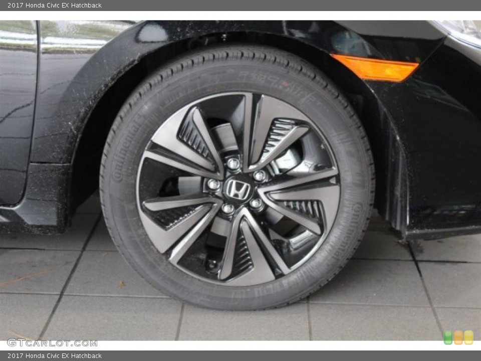 2017 Honda Civic EX Hatchback Wheel and Tire Photo #116248679