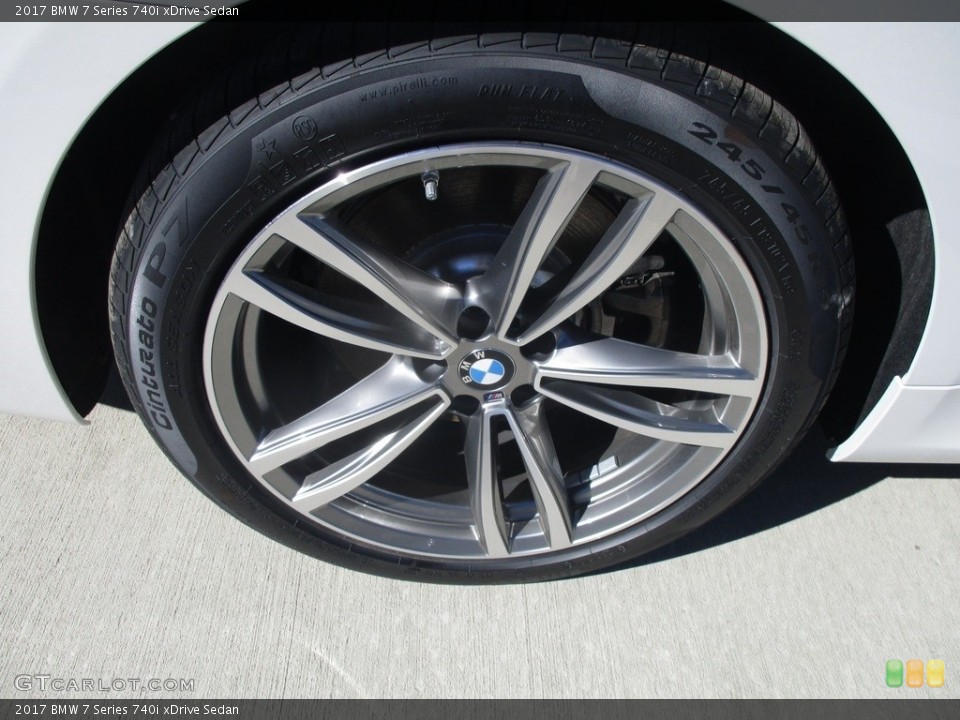 2017 BMW 7 Series 740i xDrive Sedan Wheel and Tire Photo #116277678