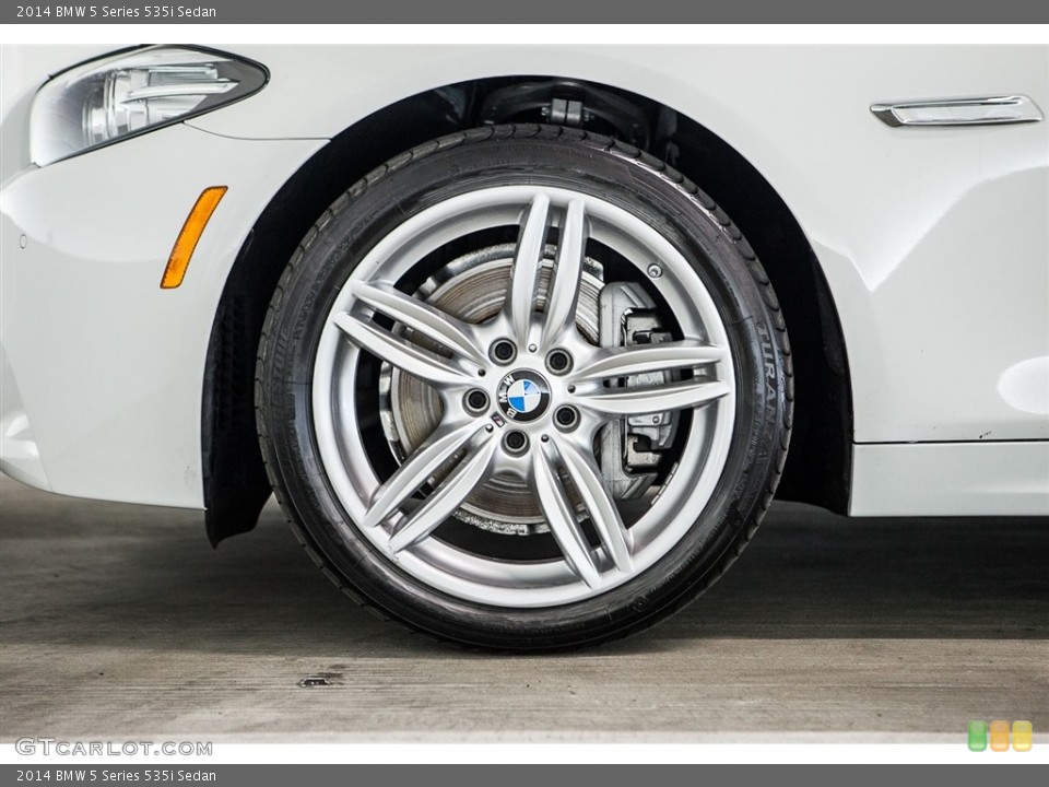 2014 BMW 5 Series 535i Sedan Wheel and Tire Photo #116293854