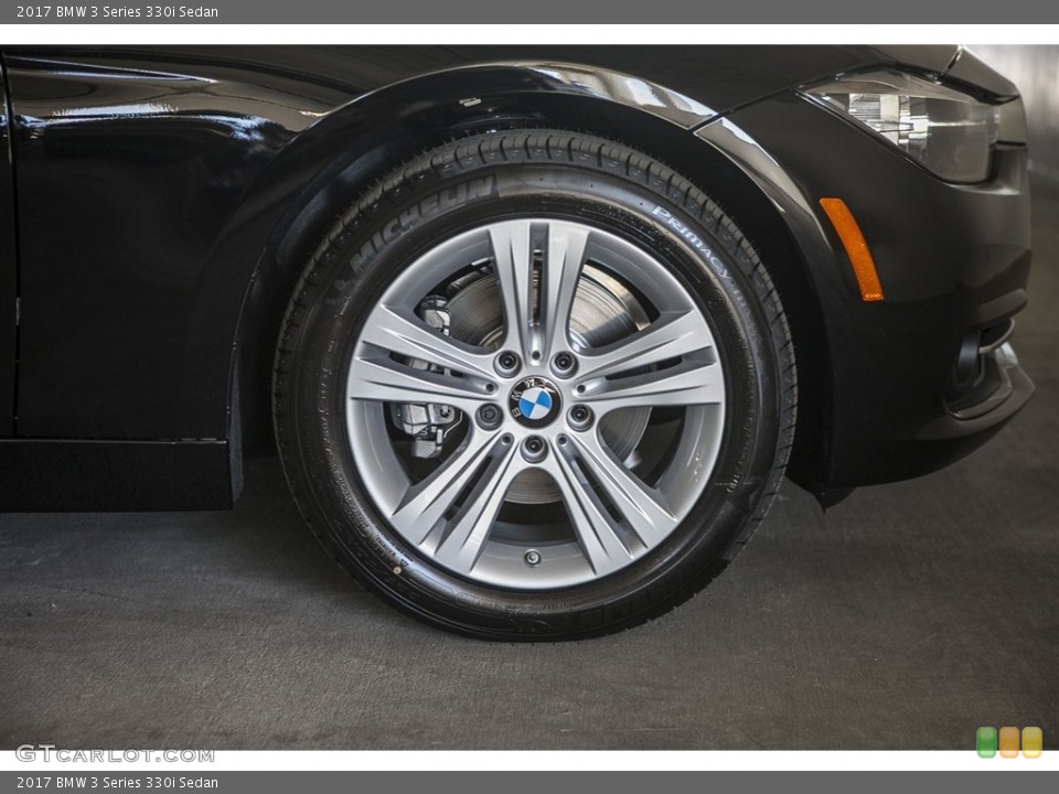 2017 BMW 3 Series 330i Sedan Wheel and Tire Photo #116295741