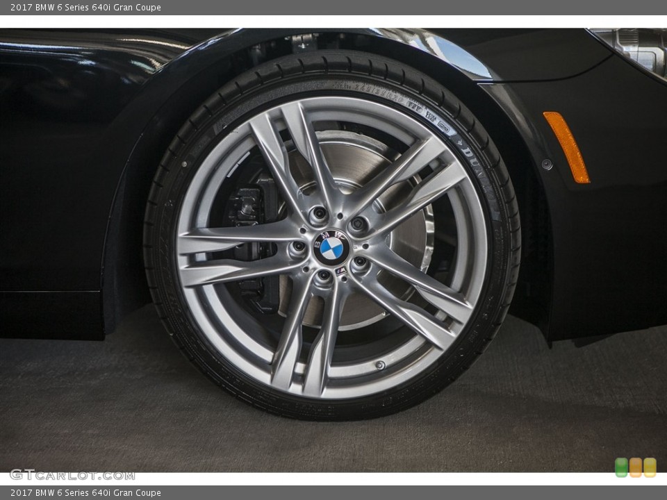 2017 BMW 6 Series 640i Gran Coupe Wheel and Tire Photo #116296041