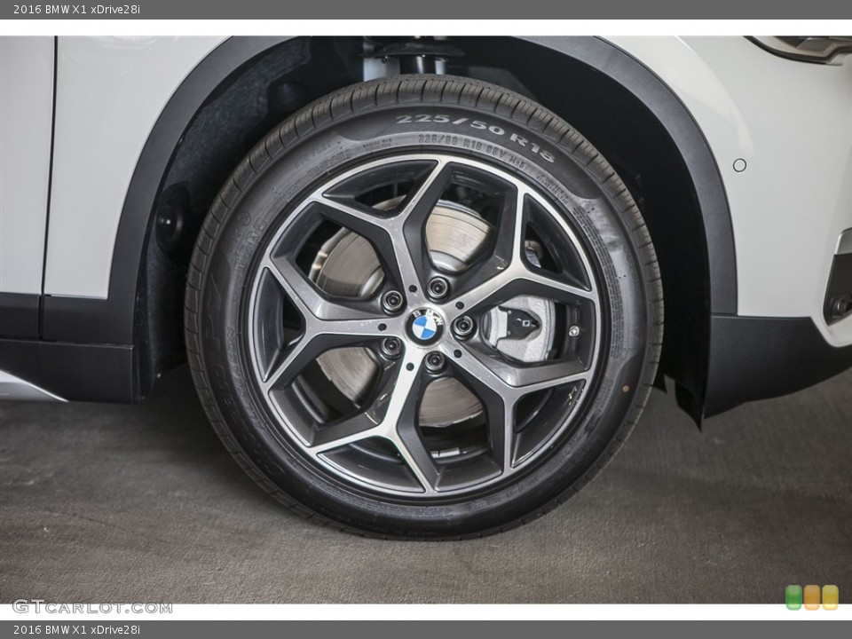 2016 BMW X1 xDrive28i Wheel and Tire Photo #116301795