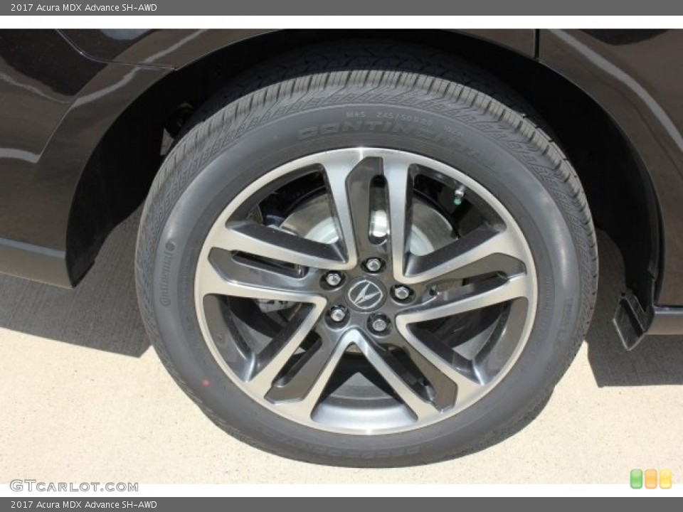 2017 Acura MDX Advance SH-AWD Wheel and Tire Photo #116329520