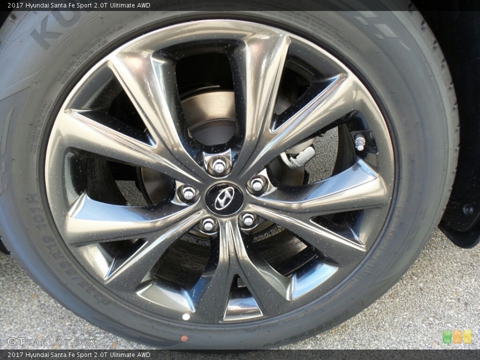 2017 Hyundai Santa Fe Sport 2.0T Ulitimate AWD Wheel and Tire Photo #116333312