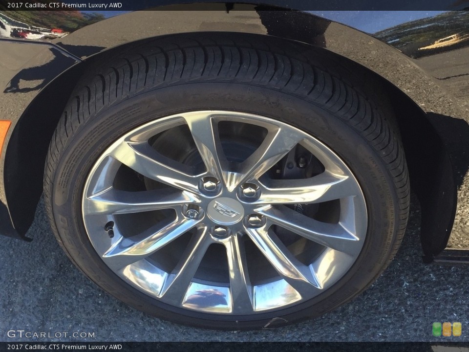 2017 Cadillac CTS Premium Luxury AWD Wheel and Tire Photo #116333525