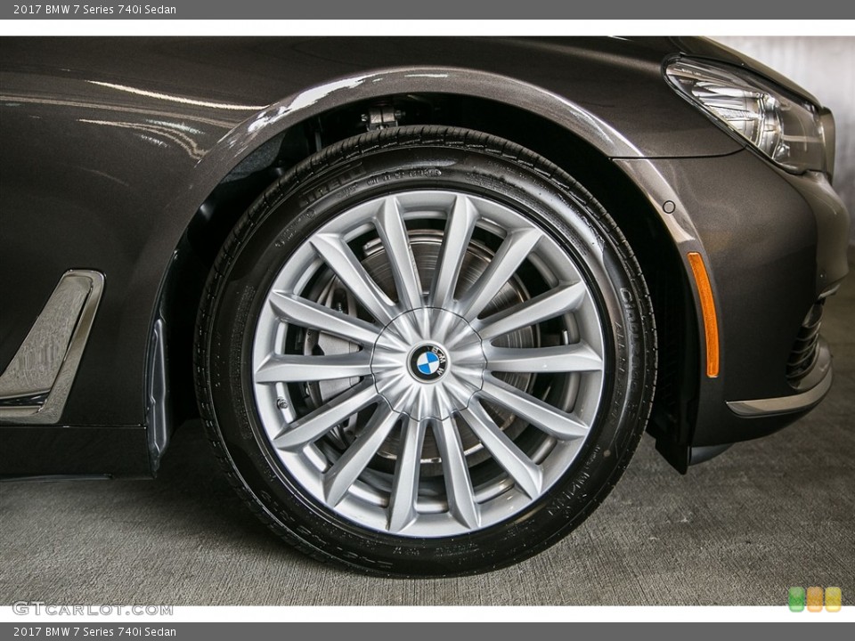 2017 BMW 7 Series 740i Sedan Wheel and Tire Photo #116334287