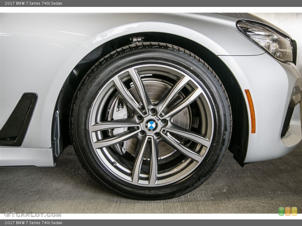 2017 BMW 7 Series 740i Sedan Wheel and Tire Photo #116334518