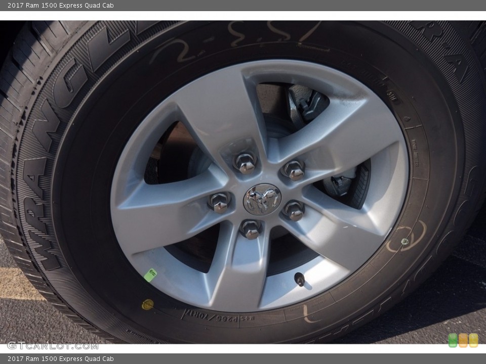 2017 Ram 1500 Express Quad Cab Wheel and Tire Photo #116339768