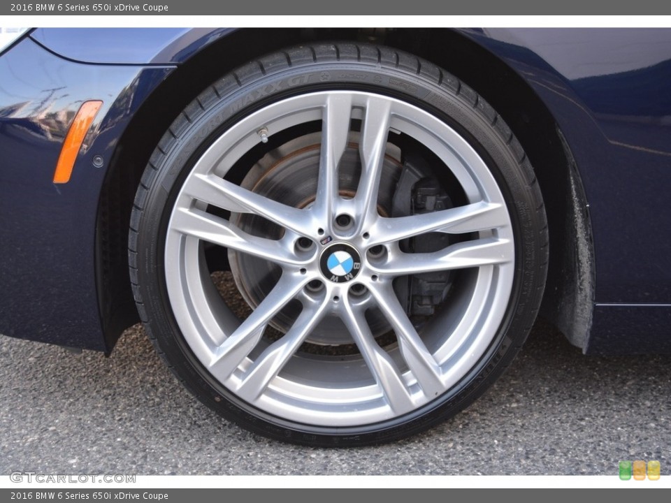 2016 BMW 6 Series 650i xDrive Coupe Wheel and Tire Photo #116343749
