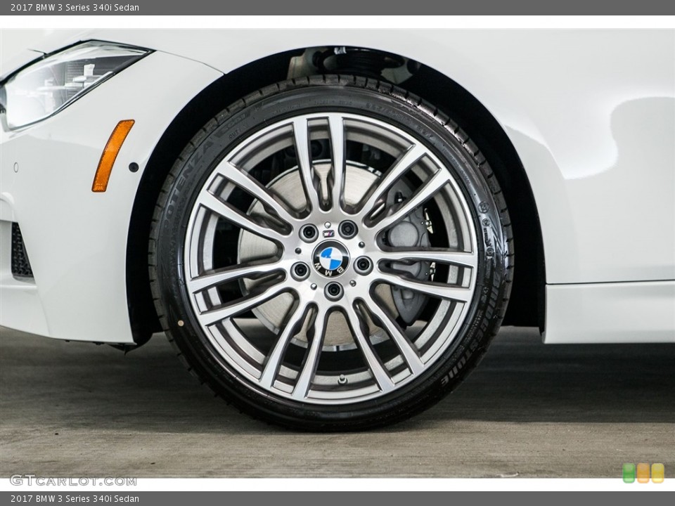 2017 BMW 3 Series 340i Sedan Wheel and Tire Photo #116345195