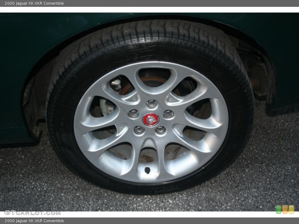 2000 Jaguar XK XKR Convertible Wheel and Tire Photo #116360414
