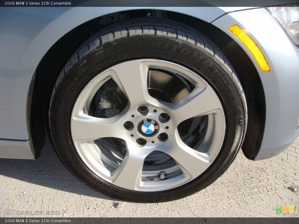 2009 BMW 3 Series 328i Convertible Wheel and Tire Photo #116365346