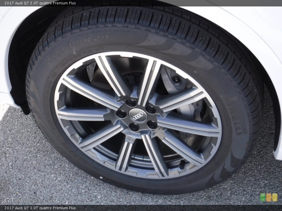 2017 Audi Q7 3.0T quattro Premium Plus Wheel and Tire Photo #116372315