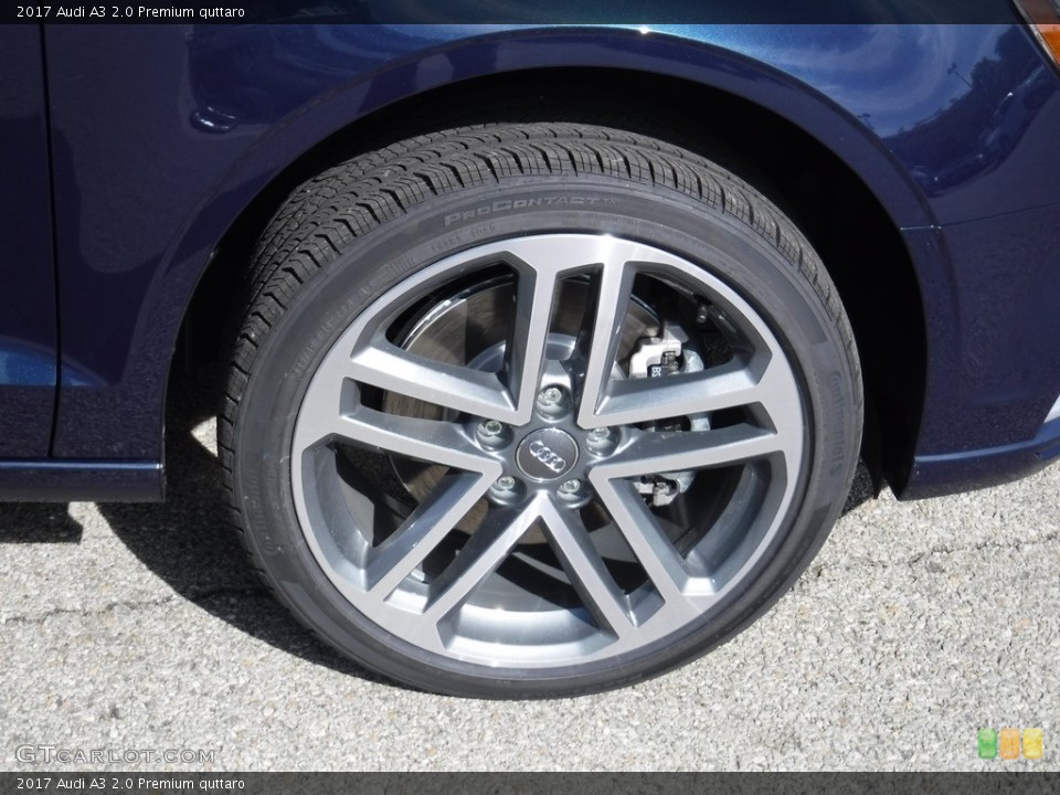 2017 Audi A3 2.0 Premium quttaro Wheel and Tire Photo #116376686