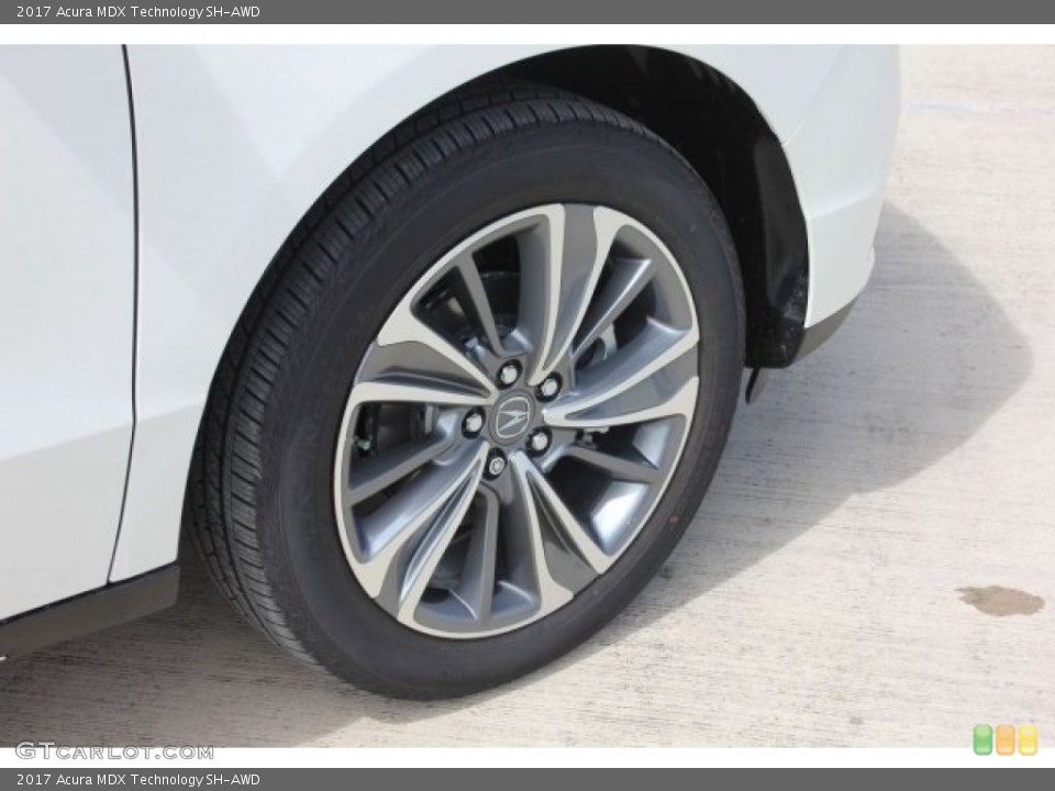 2017 Acura MDX Technology SH-AWD Wheel and Tire Photo #116395550
