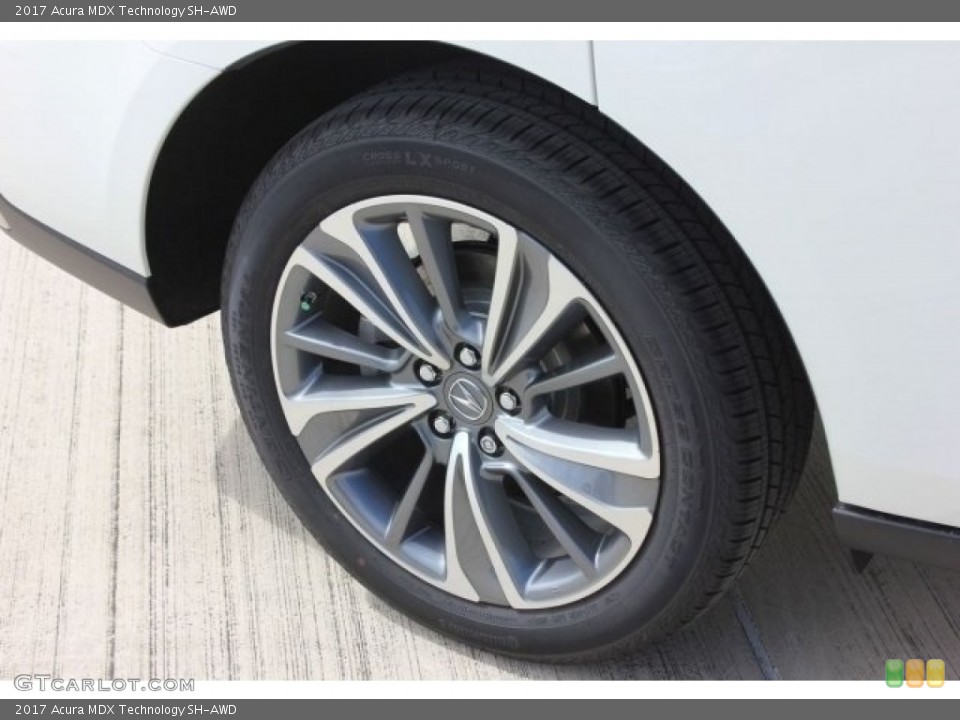 2017 Acura MDX Technology SH-AWD Wheel and Tire Photo #116395559