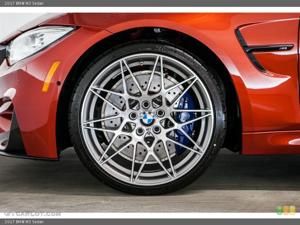 2017 BMW M3 Sedan Wheel and Tire Photo #116403878