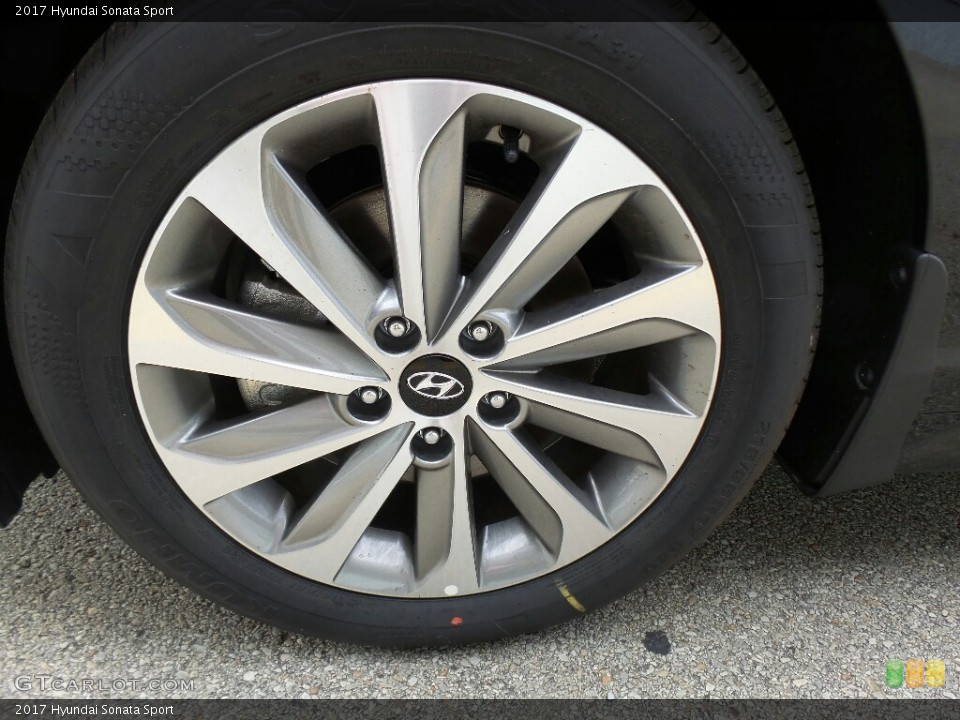 2017 Hyundai Sonata Sport Wheel and Tire Photo #116439538