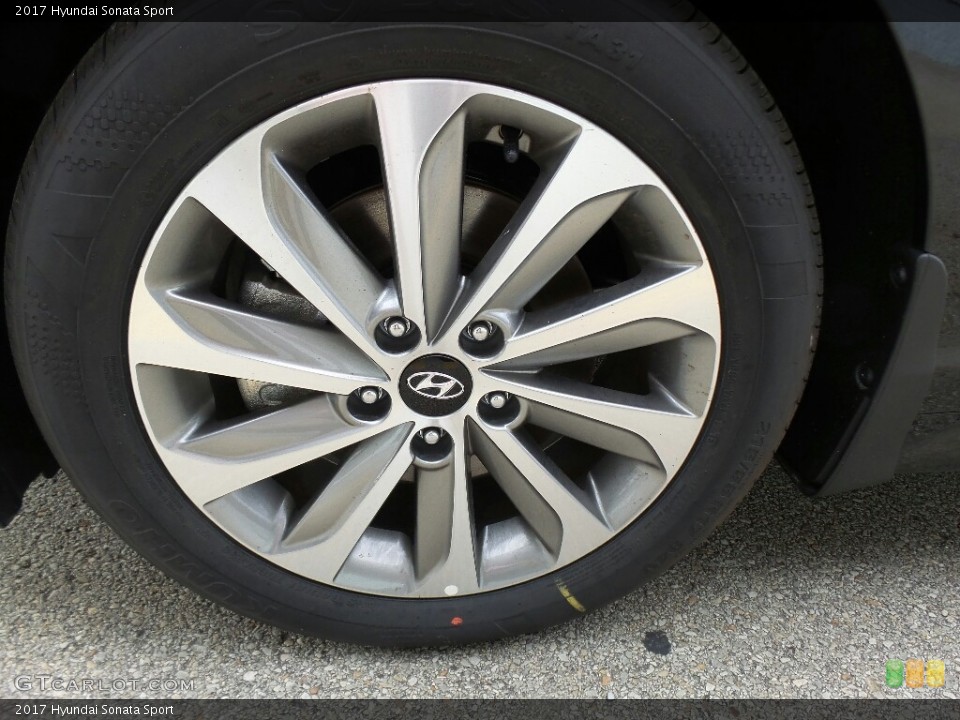2017 Hyundai Sonata Sport Wheel and Tire Photo #116439577
