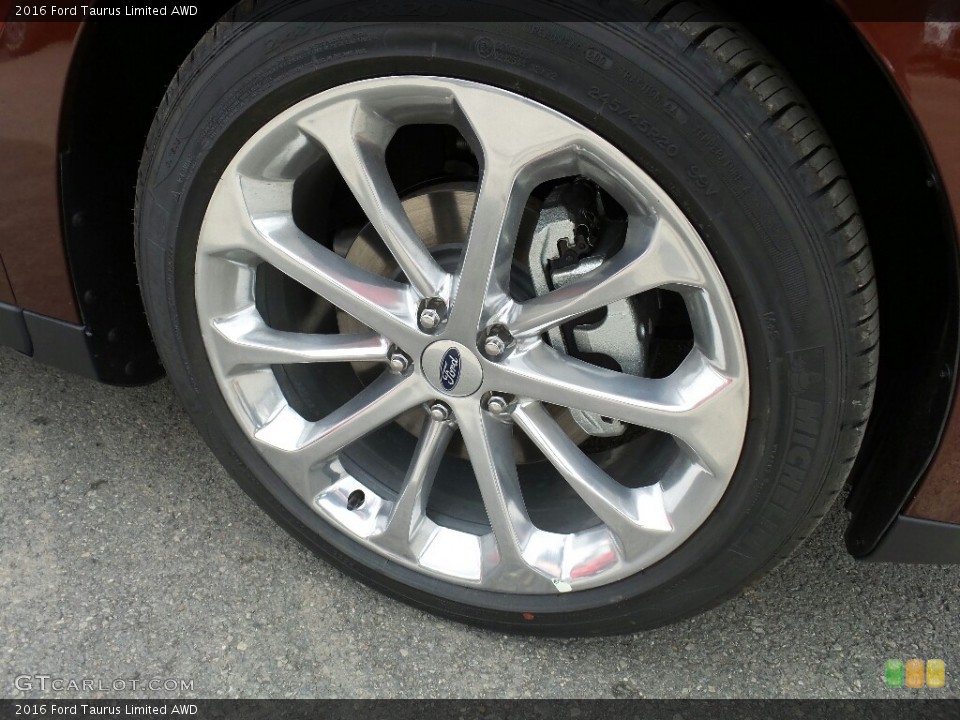 2016 Ford Taurus Limited AWD Wheel and Tire Photo #116457246