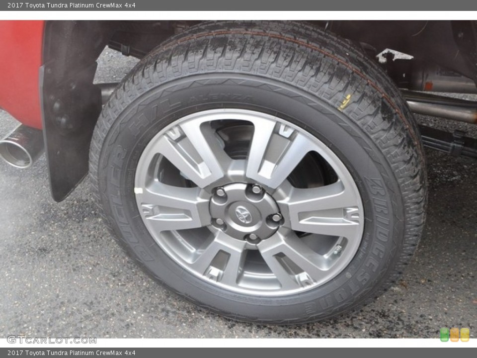 2017 Toyota Tundra Platinum CrewMax 4x4 Wheel and Tire Photo #116464444
