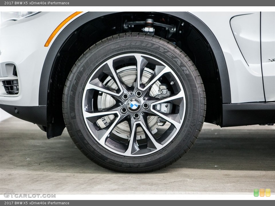 2017 BMW X5 xDrive40e iPerformance Wheel and Tire Photo #116482354