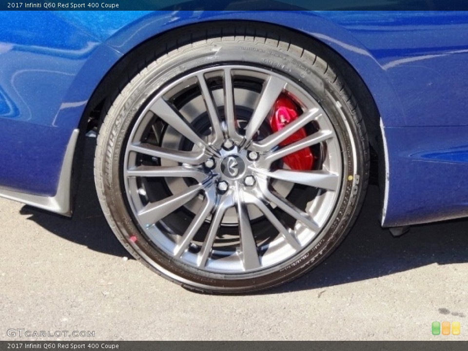 2017 Infiniti Q60 Red Sport 400 Coupe Wheel and Tire Photo #116493003