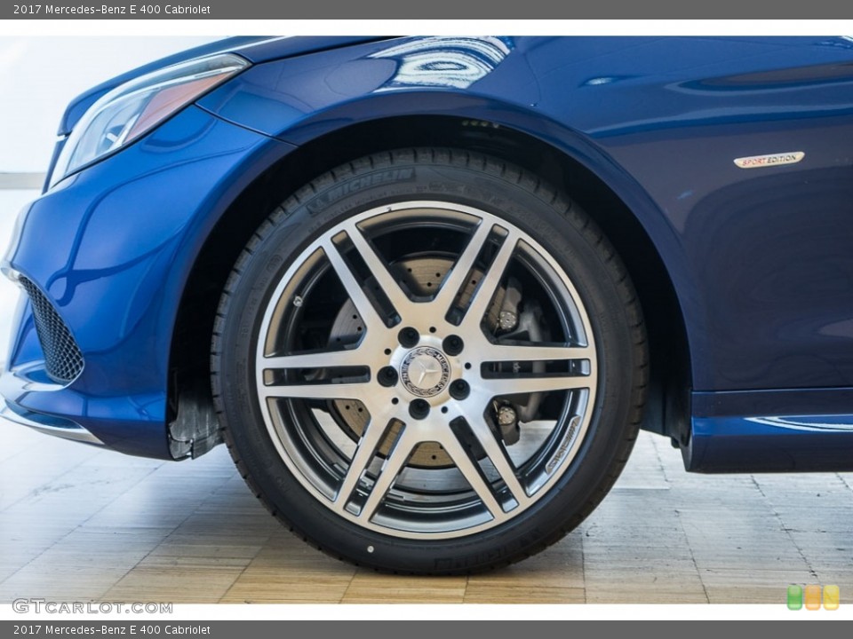 2017 Mercedes-Benz E 400 Cabriolet Wheel and Tire Photo #116540415