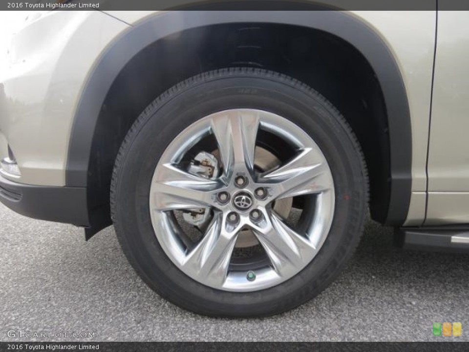 2016 Toyota Highlander Limited Wheel and Tire Photo #116552610