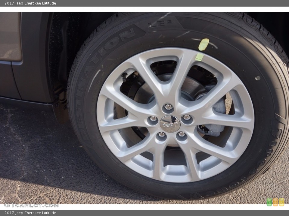 2017 Jeep Cherokee Latitude Wheel and Tire Photo #116555728