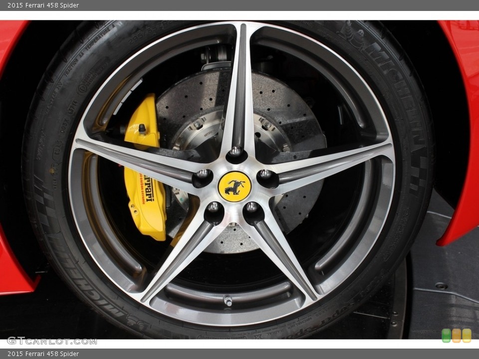 2015 Ferrari 458 Spider Wheel and Tire Photo #116569669