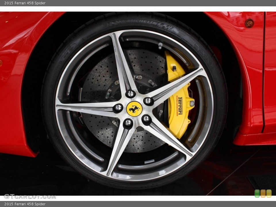 2015 Ferrari 458 Spider Wheel and Tire Photo #116569684