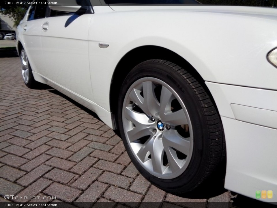 2003 BMW 7 Series 745i Sedan Wheel and Tire Photo #116576476