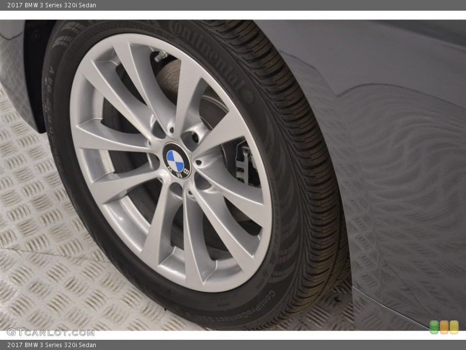 2017 BMW 3 Series 320i Sedan Wheel and Tire Photo #116584597