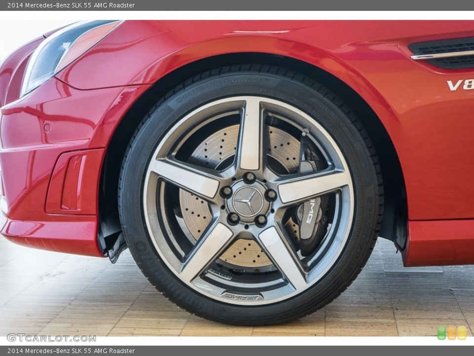 2014 Mercedes-Benz SLK 55 AMG Roadster Wheel and Tire Photo #116596729