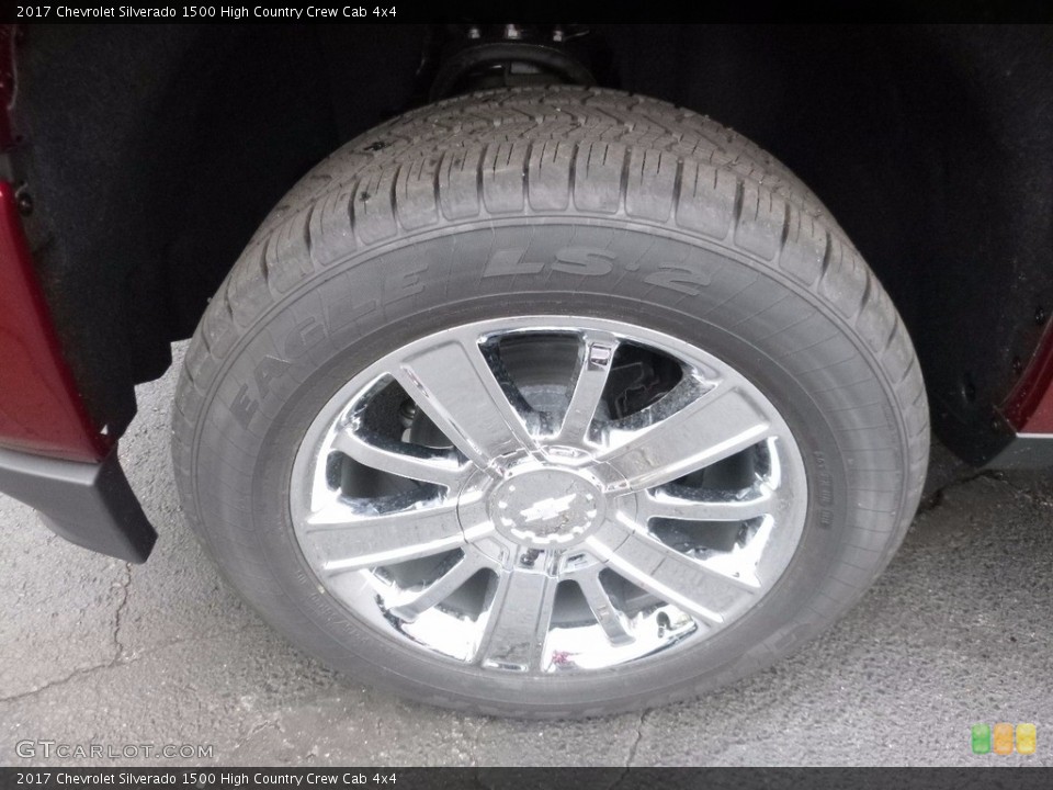 2017 Chevrolet Silverado 1500 High Country Crew Cab 4x4 Wheel and Tire Photo #116617067