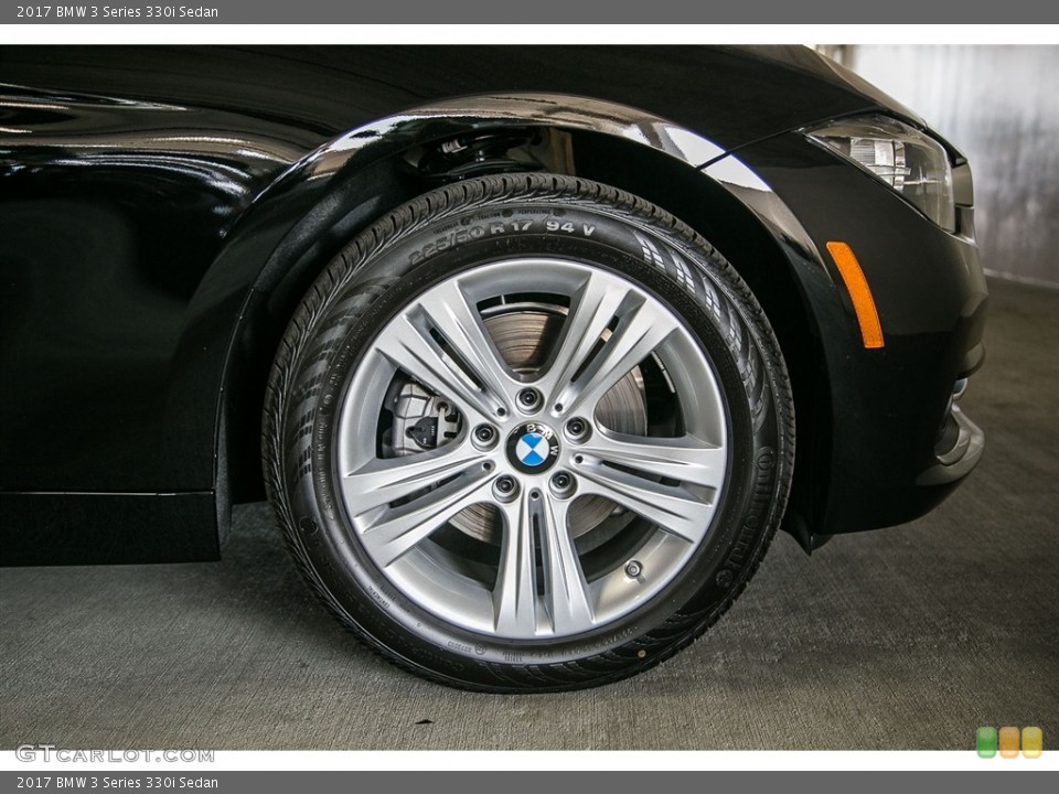2017 BMW 3 Series 330i Sedan Wheel and Tire Photo #116618816