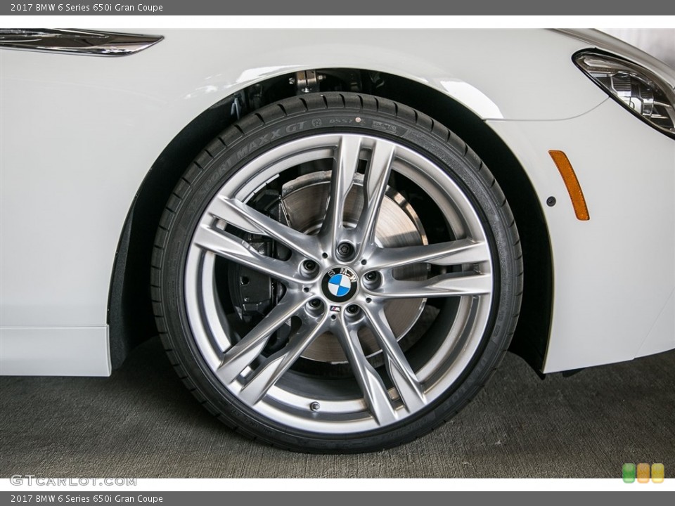 2017 BMW 6 Series 650i Gran Coupe Wheel and Tire Photo #116619086
