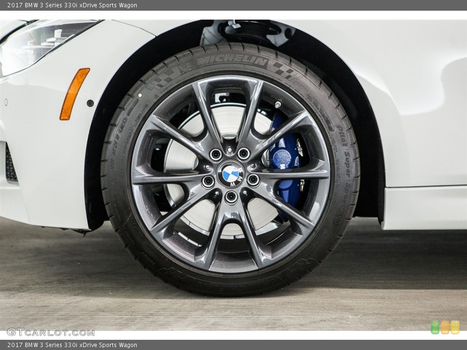 2017 BMW 3 Series 330i xDrive Sports Wagon Wheel and Tire Photo #116646728