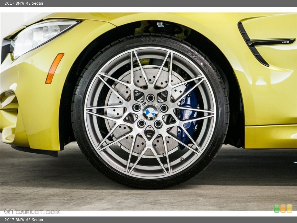 2017 BMW M3 Sedan Wheel and Tire Photo #116648273