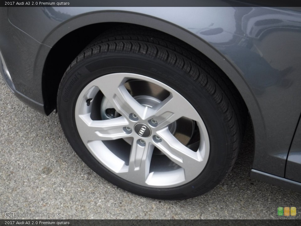 2017 Audi A3 2.0 Premium quttaro Wheel and Tire Photo #116648801