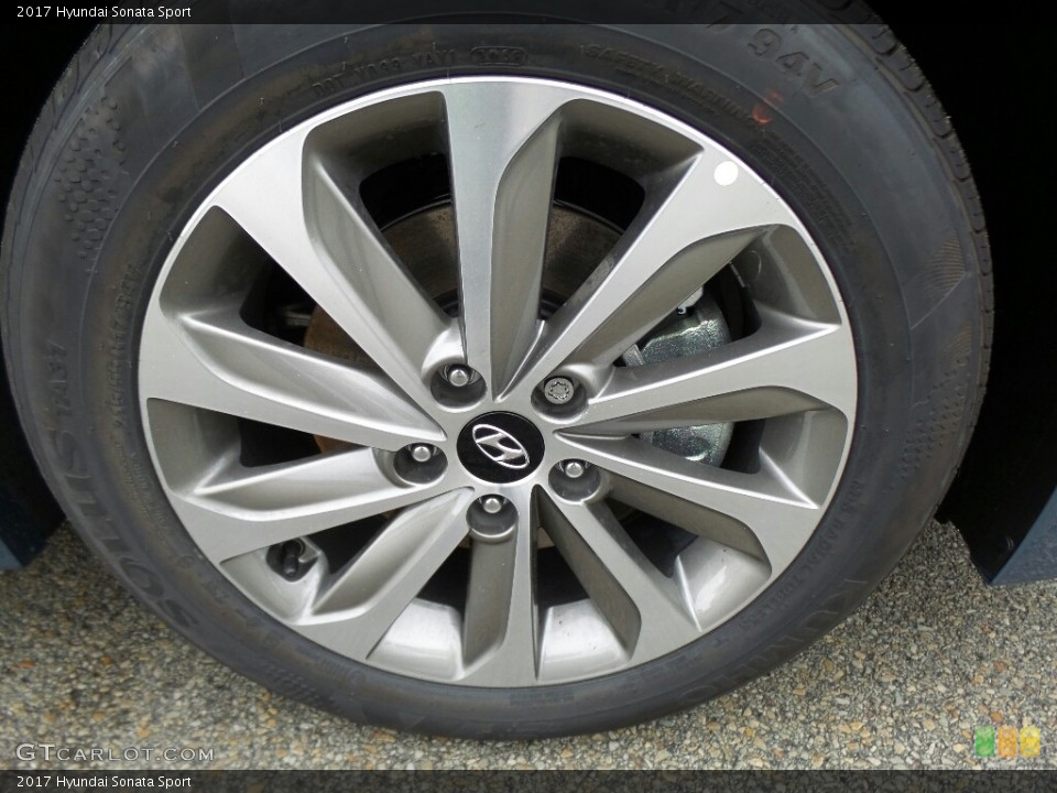 2017 Hyundai Sonata Sport Wheel and Tire Photo #116686423