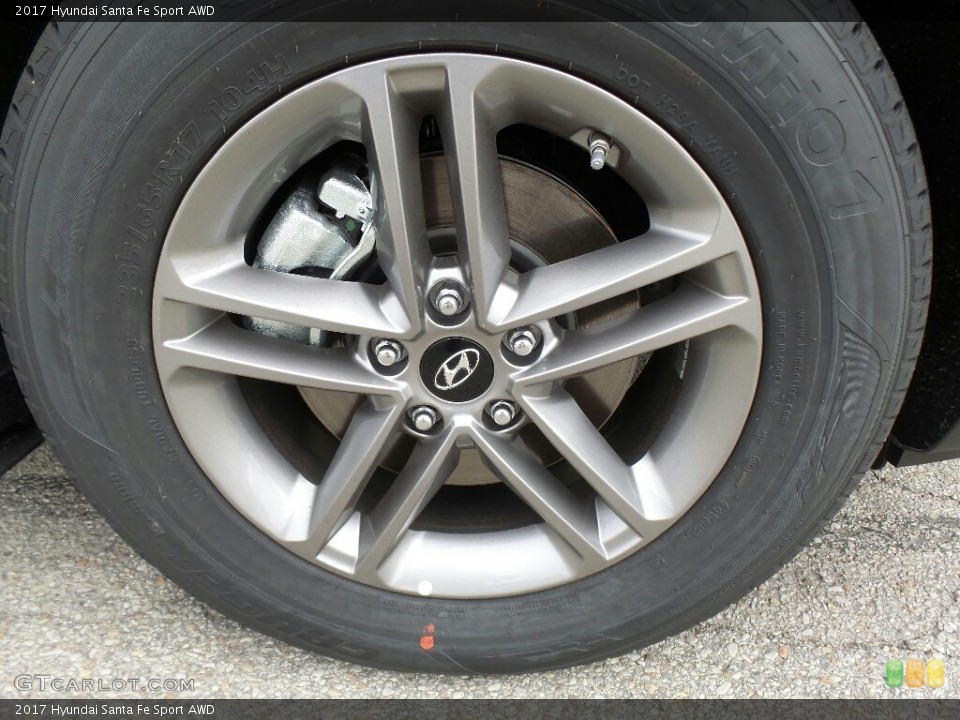 2017 Hyundai Santa Fe Sport AWD Wheel and Tire Photo #116692461