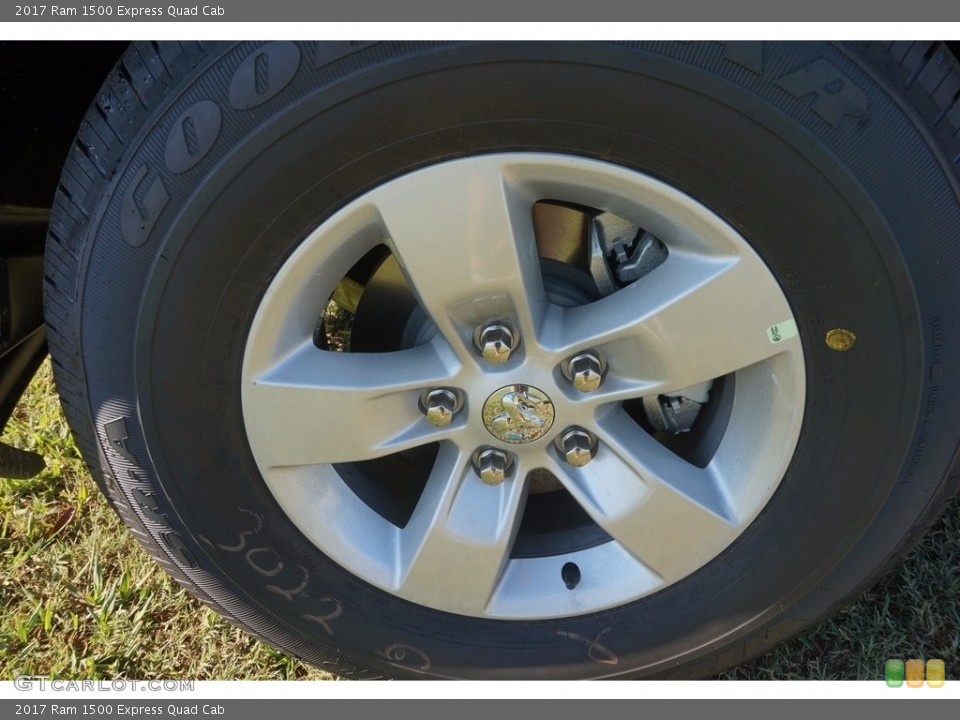 2017 Ram 1500 Express Quad Cab Wheel and Tire Photo #116710554