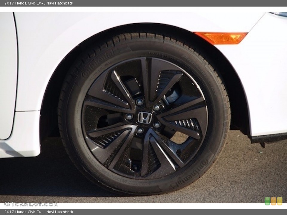 2017 Honda Civic EX-L Navi Hatchback Wheel and Tire Photo #116731995